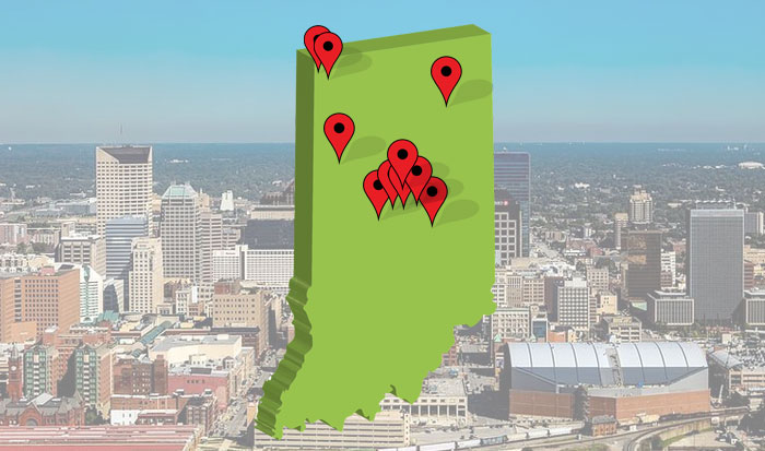 Ciudades seguras en Indiana